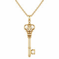 Collana con Pendente a Forma di Chiave in Oro Elegante