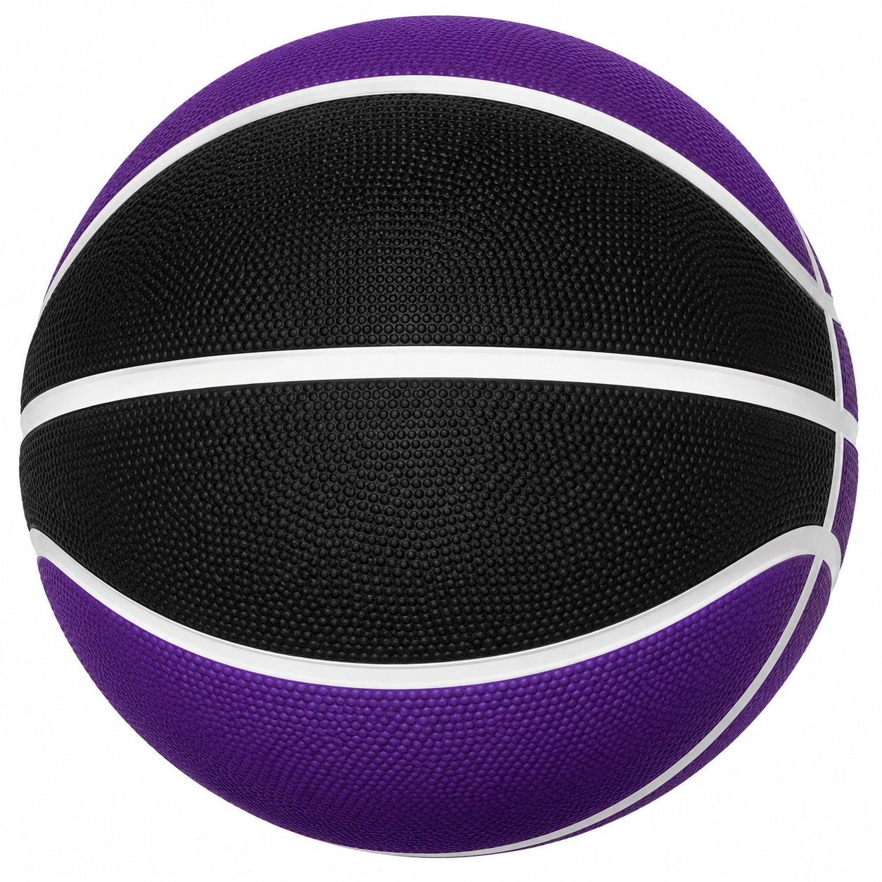 Pallone da basket outdoor nero e viola