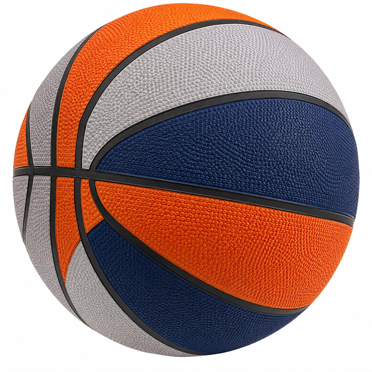 Pallone da Basket per Esterno Arancione/Blu/Grigio
