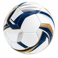 Pallone da Calcio Bianco, Blu e Oro con 32 Pannelli
